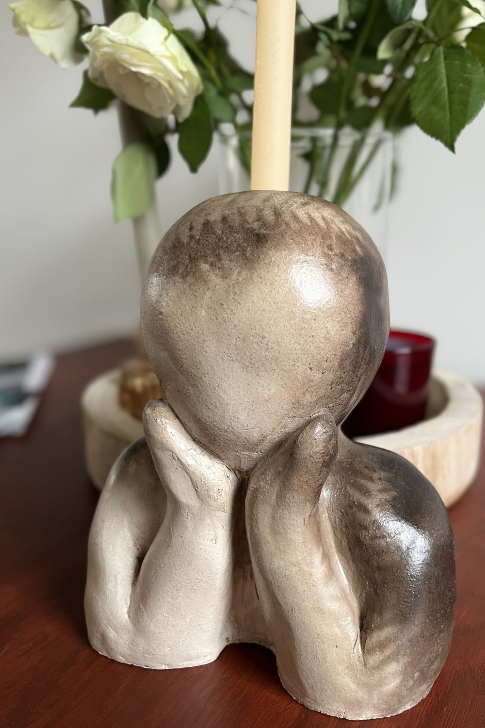 de schreeuw hoofd keramiek petra niemeijer zaagseloven