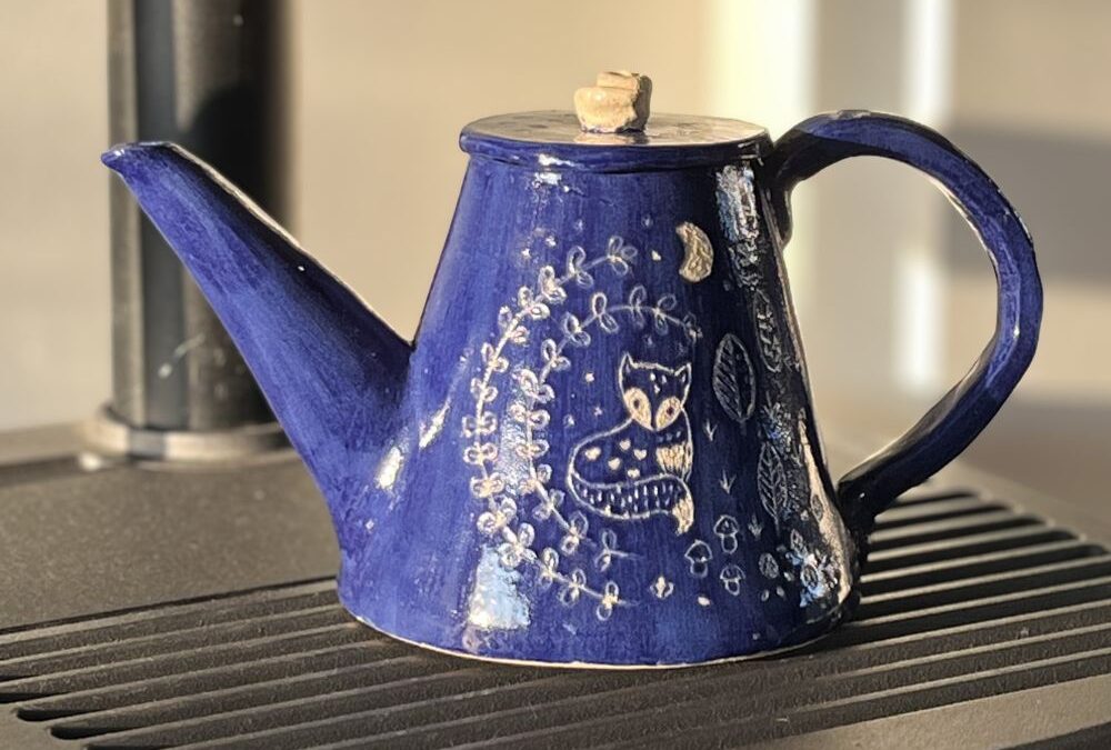 Theepot of koektrommel