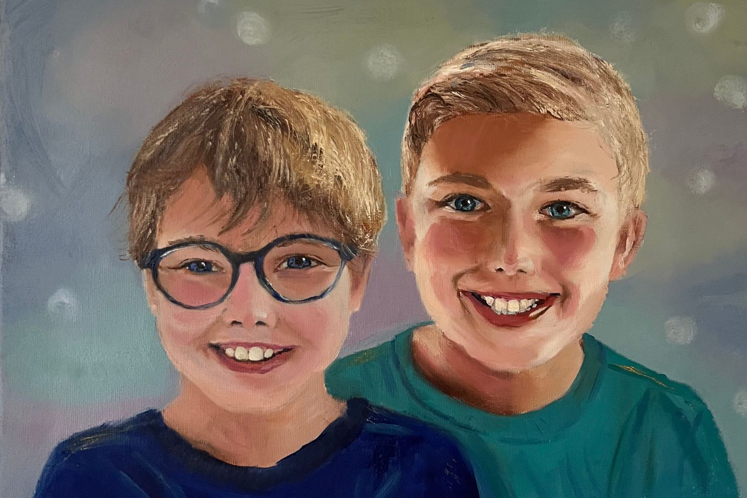 twee broers cadeau 50 jaar portretten petra niemeijer