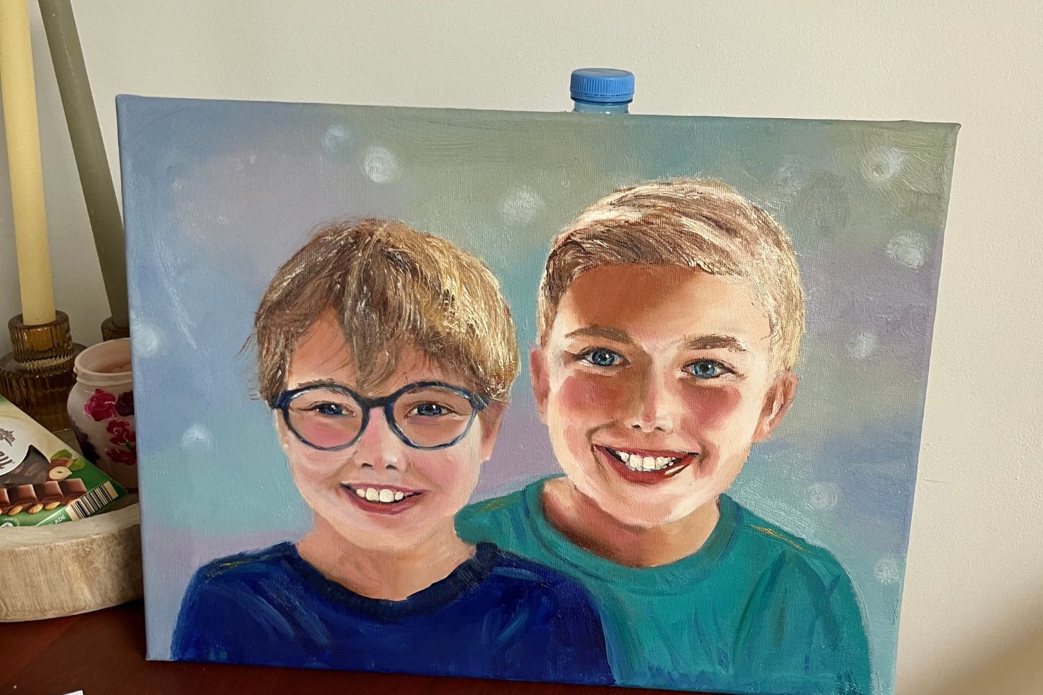 broers olieverf portret